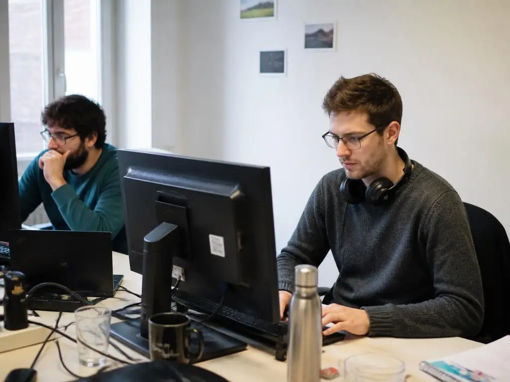 Recruitment team at work
